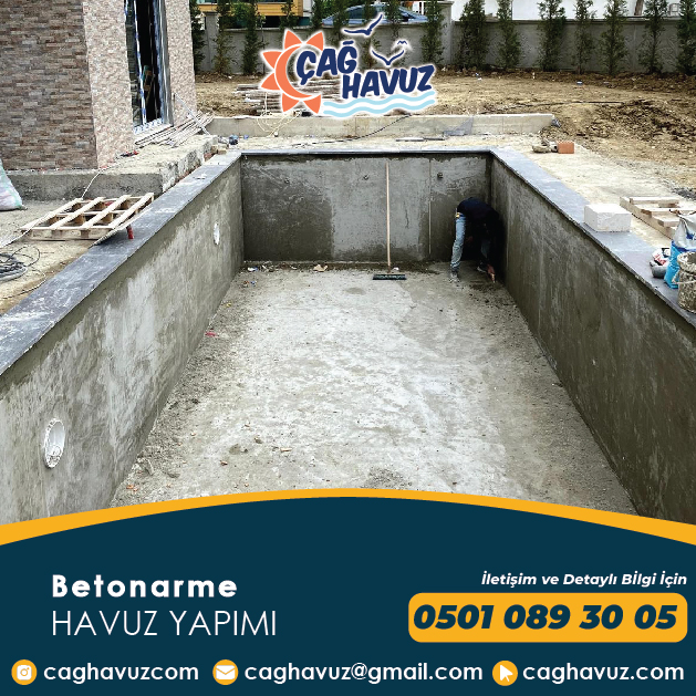 Kayseri Yeşilhisar Havuz Yapımı İmalatı